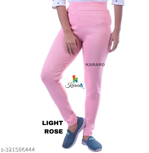 WOMENS FASHION PLAIN JEGGINGS