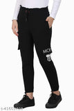 Comfy Feminine Women Stylish Latest Fashionable Ankle Length Printed Black Jogger Trouser/Pant XS-26, S-28, M-30,L-32,XL,34,XXL,36 & XXXL-38/40