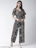 MsFQ Women Multicolor Printed Jumpsuit