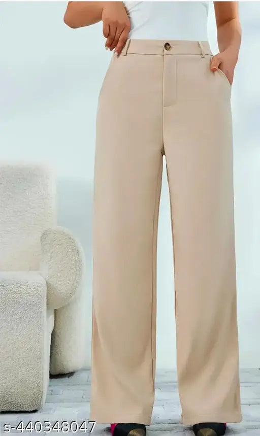 Trendy women plain pant