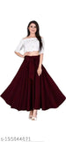 Women's Maroon Skirt