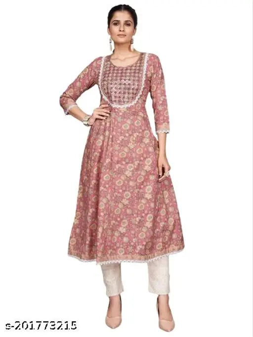 Beautiful cotton flared/umbrella kurti