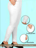 White cigar pant trouser jeggings for women