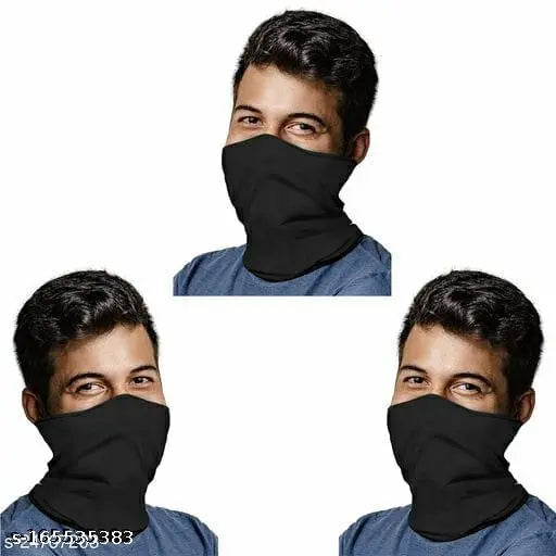 PACK OF 3 BANDANA (MASK) STYLISH MEN AND WOMEN MUTLIUSES FOR BANDANA , FACE COVERED MASK & HAND BAND FOR GIRL'S & BOY'S / TRENDING MULTIPUPOSE USES BANDANA CUM FACK MASK CUM HAND BAND PROTECT FROM SUN HEAT TANNING & DUST