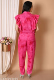 Ravishing and trendy women's ruffle jumpsuit