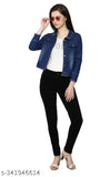 TRENDY CLASSIC GRACEFUL WOMEN JACKET/WAIST COAT FOR WOMEN AND GIRLS (DARK BLUE)