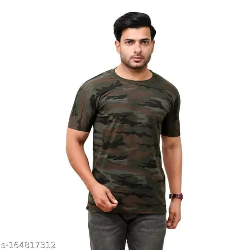 Military/Army Camouflage Half Sleeves Tshirts