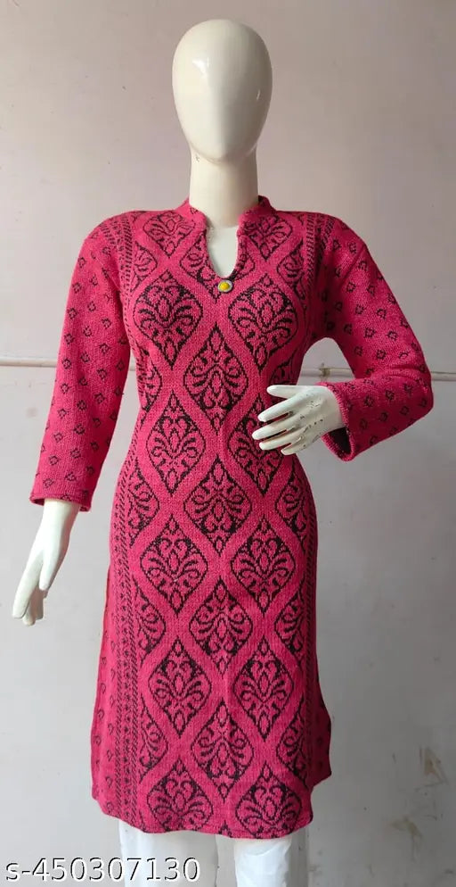 woolen kurti woolen printed kurti