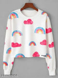 Rainbow Print Random Sweatshirt