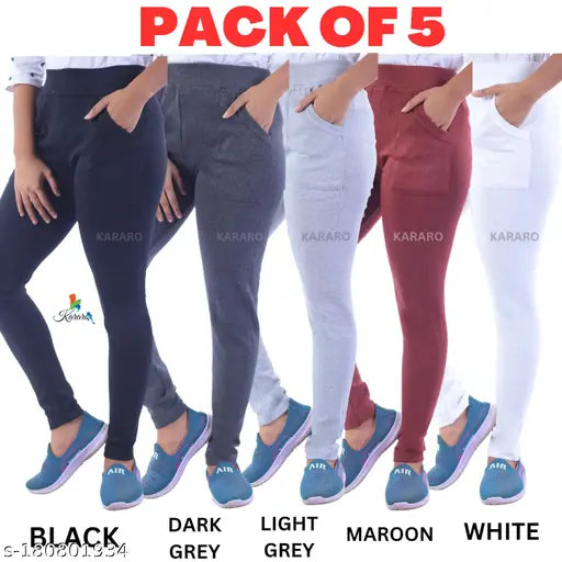 WOMENS FASHION JEGGINGS L POCKET (PACK OF 5)