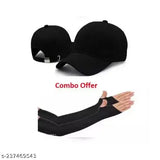 Stylish Baseball Cap And Slim Gloves Set For Men And Women