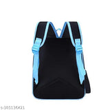 Polyester 26 L School Backpack With Pencil School Bag Class 1 to 8 Daypack(BK_Blue_Space_Fish_24)