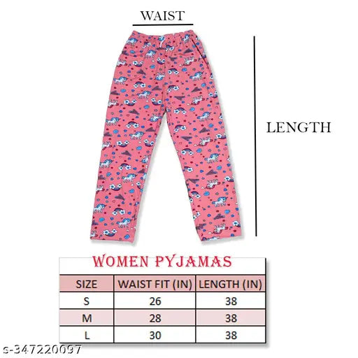 womens lounge pajama lower pack of 3