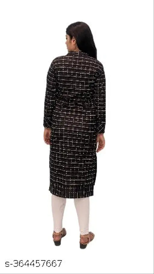 Ani???? Black Woolen Kurti for Women