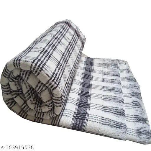 Cotton Blankets for Mild Winter, Light Weight, Easy to Travel With