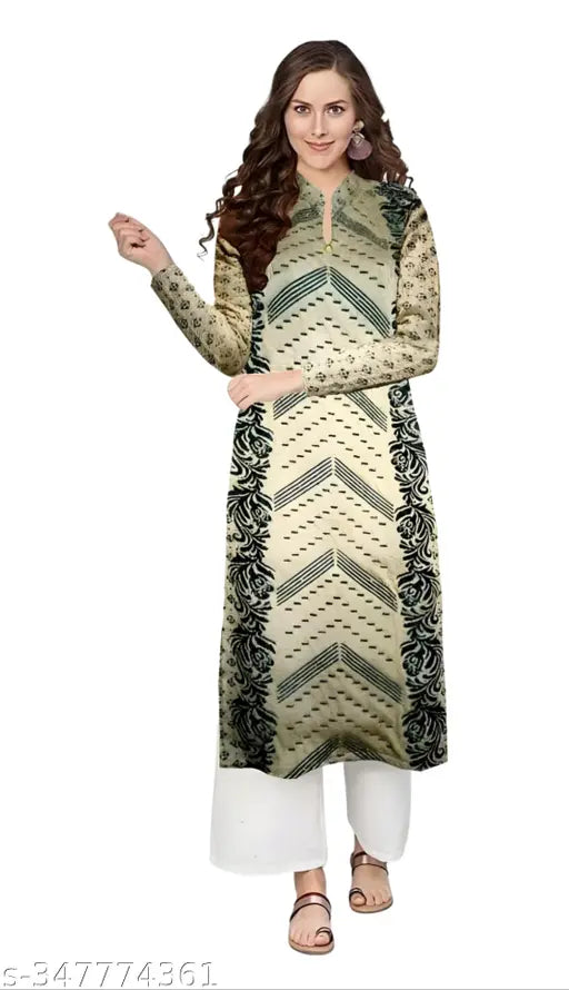 Women's A-Line Woolen Kurti For Winter Season