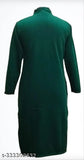 Woolen Ladies Free Size Kurti Ban Color Single side pocket