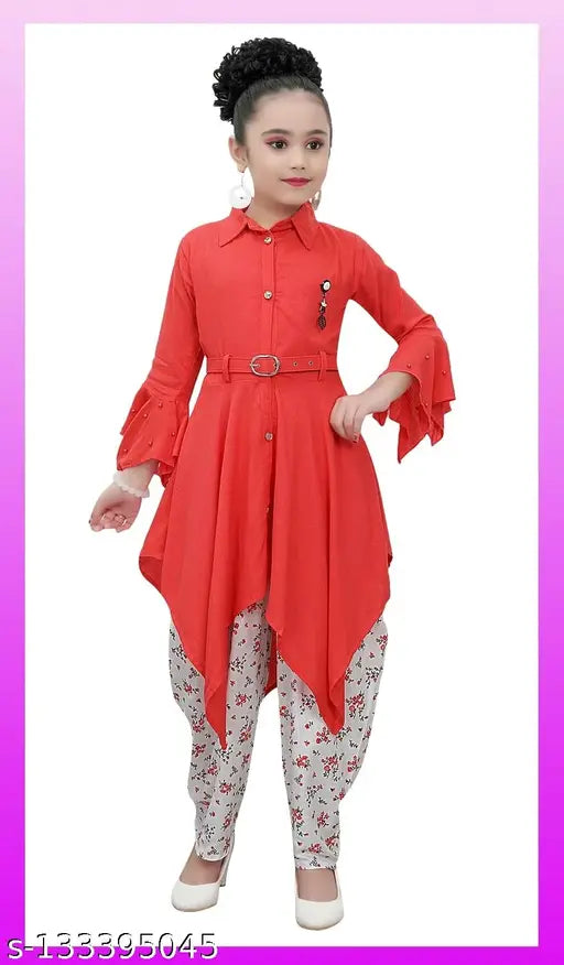 Flawsome Cutepie Baby Girls Patiala Kurta Set