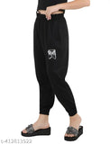 Black BTS Style Comfy Trendy Fashionable Pyjama for Women