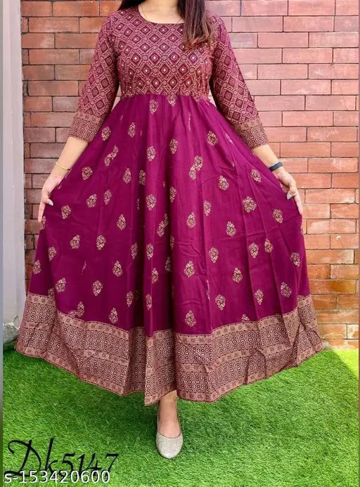 BLACK BORDER ANARKALI