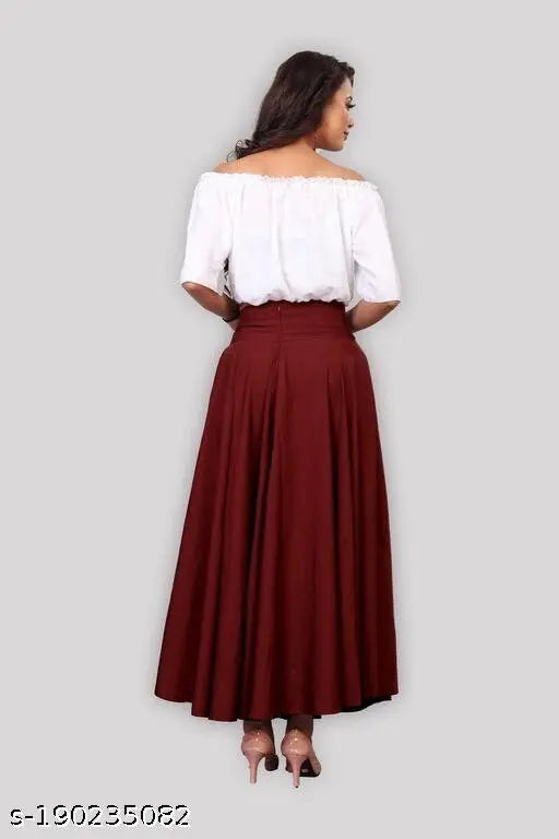 Classic Trendy Top & Skirt For Women