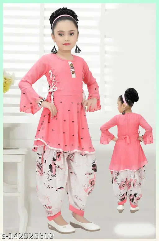 Patiala Kurta Set For Girl