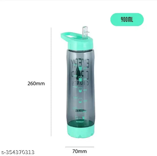 Oreo Sipper Water Bottle 900ML | Stylish Sipper Bottles | Fancy Bottles For Kids | Gym Sipper Water Bottle | Sports Water Bottle | Kids Sipper Water bottle | Kids School Water Bottle | Pack of 1 (Green)