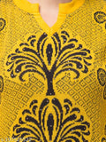 Trendy Woman Winter Woolen Kurti (Mustard)