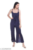 One pcs DUDOZEE'S Womens Casual Sleeveless Strap Loose Adjustable Jumpsuits Long Pants Romper