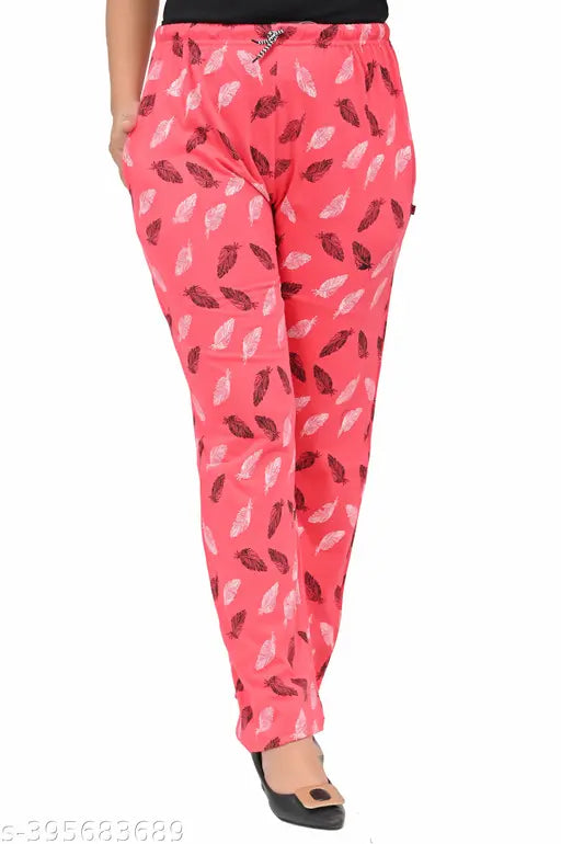 2 Piece Set Cotton Pyjamas Pant/Lower for Women's