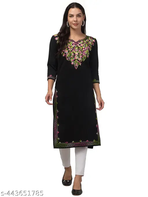 Woolen Embroidered Kurti.