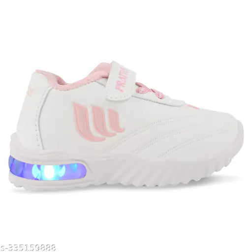 Kids Led Shoes, Casual Led Velcro Shoes, Light weight Shoes, Outdoor Sports Shoes for Little Tiny Kid T101Pink_@/--