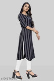 Women's American Crepe A-Line Readymade Kurti