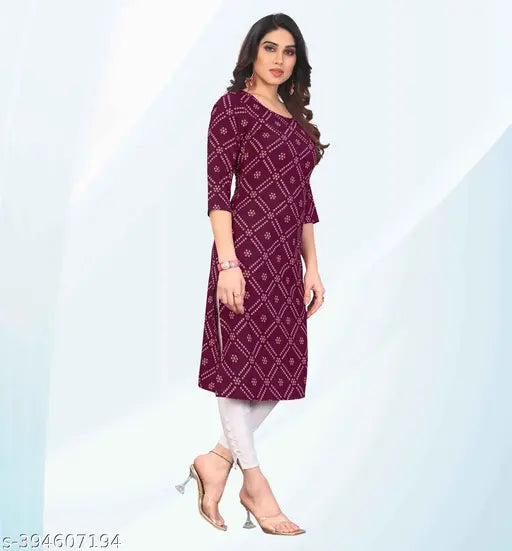 Myra Graceful Bandhani Kurtis (Pack of 2)