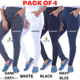 KARARO WOMENS STYLISH L LPOCKET PLAIN(PACK OF 4