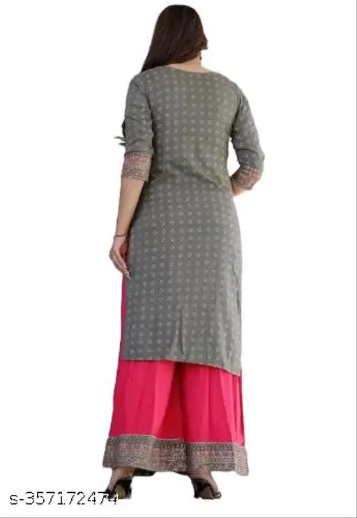 Madhurima Women Block Printed White kurta and Pant Set with Printed Dupatta