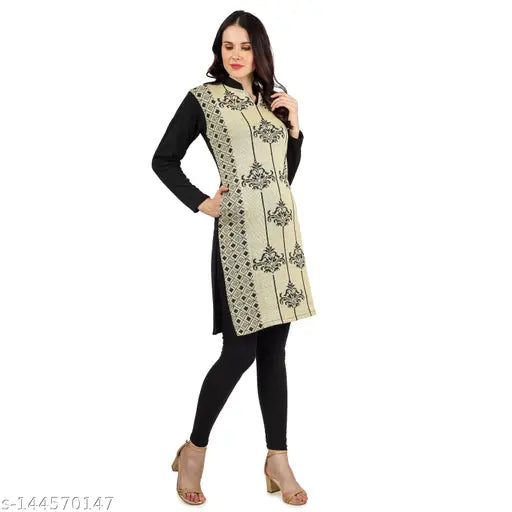 DIMSY COLLECTION woolen kurti for women's coming winter season