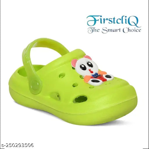 Firstcliq Sandal Super & Panda Crocs Green Comfortable Pairs of Combo