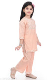 "STARCASE" Produce girls Maxi length 3/4 sleeve Kurtis and Palazzo Set for casual and party wear.