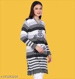 Attractive Woolen Printed Kurti for Daily Use in Winter