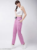 Shanvi creation womens solid cotton track pant sports & Activwear bottoms