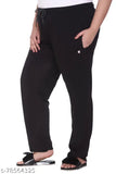 Cupid Plus Size Cotton Track Pant for Women and Girls- 3xl/4xl/5xl