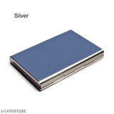 High-End Business Stainless Steel Male Card Holder Multi-Card Portable Case Ultra-Thin Anti-Theft Swipe Small