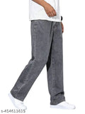 Loose Fit Baggy Jeans Grey Wash