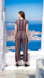 Vibrant Crepe Jumpsuit: The Ultimate Fashion Statement”