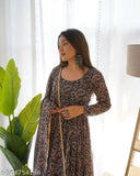 Kalamkari Georgette Kurti For Women