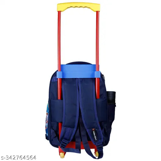 Indian Riders Space Boy School Kids School & Travel Trolley Bag 16 Inch (Blue) 30 L Waterproof Trolley (Blue, 30 L)