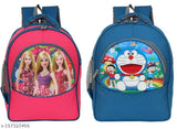 TORMEC Barbie & Doraemon Combo 2 piece For Nursery (LKG/UKG/1st std) school bag Waterproof School Bag