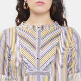 Ruhaan's Womens Rayon Striped Multi Top