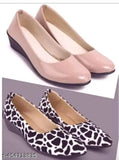 Hagam Stylish Women Bellies & Ballerinas (Pink and black -white color combo billies)